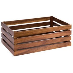 Houten kist voor buffet Superbox