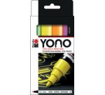 Feutre acrylique 'YONO', 1,5 - 3,0 mm, set de 4 FLUO