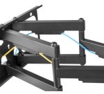 Support mural pour TV Full Motion, 127 - 228,6 cm