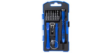 Tournevis avec 12 embouts + accessoires