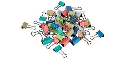 Pince double clip mauly 215, tailles/couleurs assorties