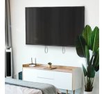 Support mural pour TV, plat, pour 139,7 - 228,6 cm