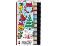 Kit Window Color 'Christmas', 10x 25 ml