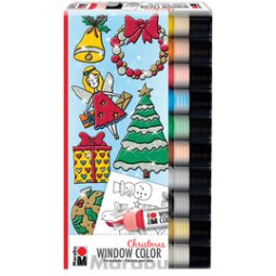 Set Window Color 'X-Mas', 10 x 25 ml