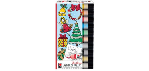 Kit Window Color 'Christmas', 10x 25 ml