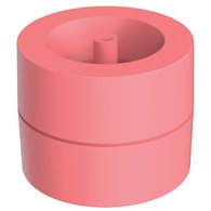 Paperclipdispenser Pro, rond, touch of rose