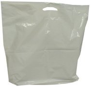 Sac cabas en LDPE, (L)550 x (P)50 x (H)600 mm, blanc
