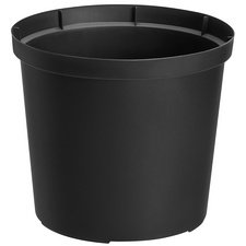 Bloempot CULTIVATE, diameter: 180 mm, zwart