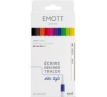 Feutre EMOTT, set de 10 'Calm-Tone Colors'