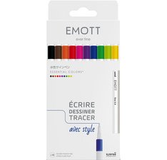 Feutre EMOTT, set de 10 'Calm-Tone Colors'