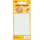 Patch thermocollant pour jeans, 170 x 150 mm, blanc