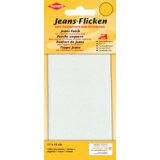 Patch thermocollant pour jeans, 170 x 150 mm, blanc