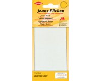 Patch thermocollant pour jeans, 170 x 150 mm, blanc