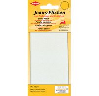 Patch thermocollant pour jeans, 170 x 150 mm, blanc