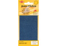Patch thermocollant pour jeans, 170 x 150 mm, bleu