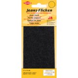 Patch thermocollant pour jeans, 170 x 150 mm, noir