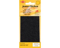 Patch thermocollant pour jeans, 170 x 150 mm, noir