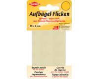 Patch thermocollant Zephir, 300 x 60 mm, noir