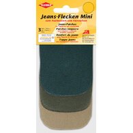 Mini patch thermocollant pour jeans, set 2, assorti