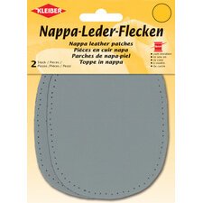 Patch en cuir nappa, 125 x 100 mm