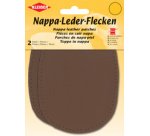 Patch en cuir nappa, 125 x 100 mm