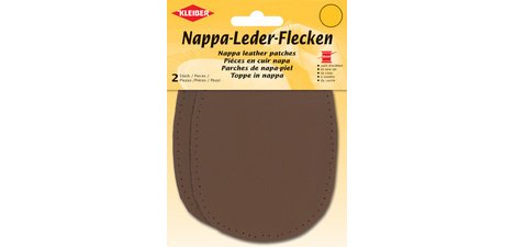 Patch en cuir nappa, 125 x 100 mm