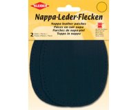 Patch en cuir nappa, 125 x 100 mm