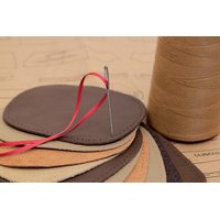 Patch en cuir nappa, 125 x 100 mm
