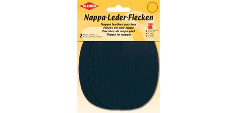 Patch en cuir nappa, 125 x 100 mm