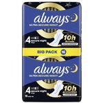 Serviette hygiénique ultra Secure Night avec ailettes