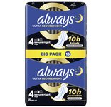 Serviette hygiénique ultra Secure Night avec ailettes