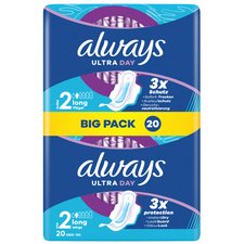 ultra Serviette hygiénique Normal à ailettes, BigPack