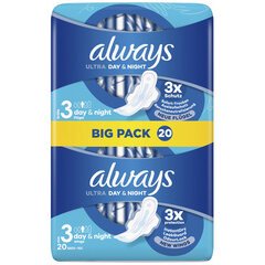 Always maandverband Maxi Night met vleugels, BigPack