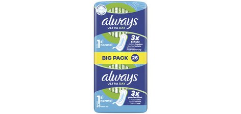 ultra Serviette hygiénique Normal, BigPack, taille 1