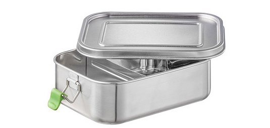 Boîte-repas LUNCHBUDDY M, acier inoyxdable, 0,8 litre