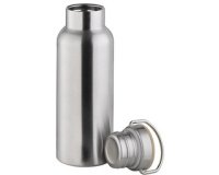 Gourde, en acier inoxydable satiné, 0,5 litre