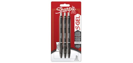 Stylo encre gel S-GEL, 0,7 mm,  blister de 3