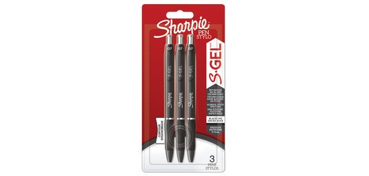 Stylo encre gel S-GEL, 0,7 mm,  blister de 3