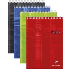Pupitre wirebound pad a4 5x5 - assortment