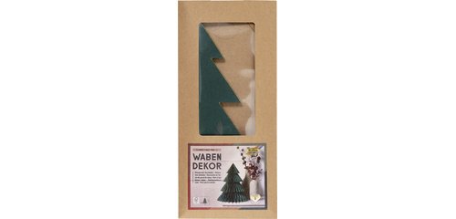 Décoration alvéolée CLASSIC XMAS TREE, taille: L