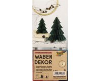 Décoration alvéolée CLASSIC XMAS TREE, set de 2