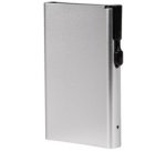 Porte-cartes avec bouton-poussoir & RFID