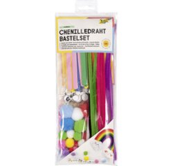 Kit d'activités en fil chenille RAINBOW, 212 pièces
