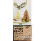 Décoration alvéolée HYGGE XMAS TREES, set de 2, S/M