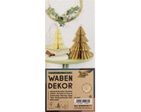 Décoration alvéolée HYGGE XMAS TREES, set de 2, S/M