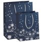 Sac cadeau de Noël 'Silver Snowflakes', grand