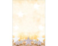 Papier à motif de Noël 'Glitter Stars', A4, 90 g/m2