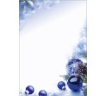 Papier à motif de Noël 'Blue Harmony', A4, 90 g/m2