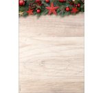 Papier à motif de Noël 'Christmas tree petrol', A4