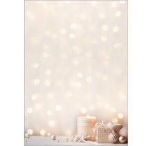 Papier à motif de Noël 'Glamorous Christmas', A4